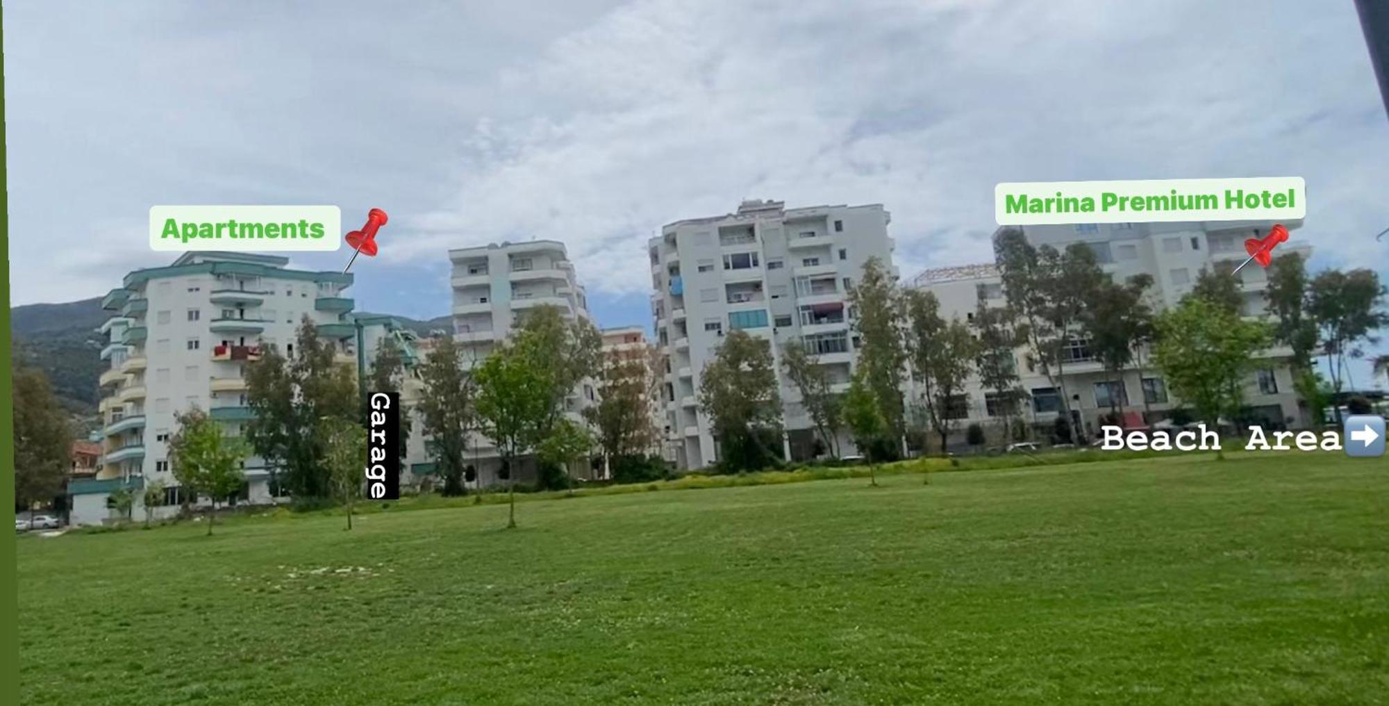 Marina Premium Hotel & Apartment Влёра Экстерьер фото